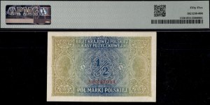 Poland. 1916 1/2 Marki Jeneral A