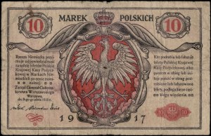 Poland. 1916 10 Marek biletow