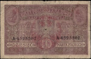 Poland. 1916 10 Marek biletow