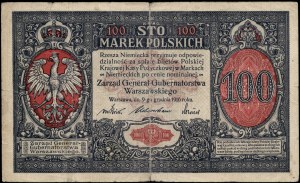 Poland. 1916 100 Marek 7 cyfr General