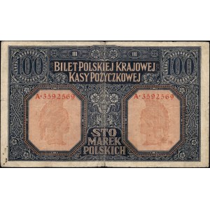 Poland. 1916 100 Marek 7 cyfr General