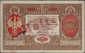 Poland. 1916 1000 Marek Nieorginalny nadruk MUSTER