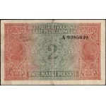 Poland. 1916 2 Marki Rzadki General A