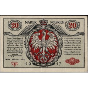 Poland. 1916 20 Marek biletow