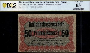 Poland. 1916 50 Kopek