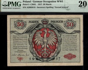 Poland. 1916 50 Marek Jeneral A