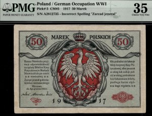 Poland. 1916 50 Marek Jeneral A
