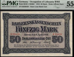 Poland. 1916 50 Rubli