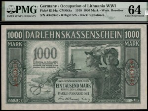 Poland. 1918 1000 Marek