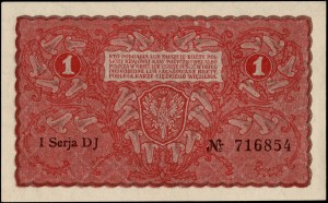 Poland. 1919 1 Marka I Serja DJ