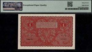 Poland. 1919 1 Marka Prefix 1CL