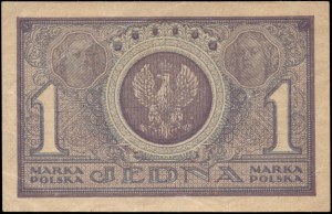 Poland. 1919 1 Marka Prefix ICI