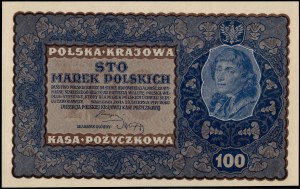 Poland. 1919 100 Marek IF SERJA A
