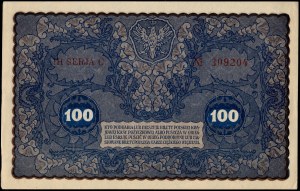 Poland. 1919 100 Marek IH SERJA C