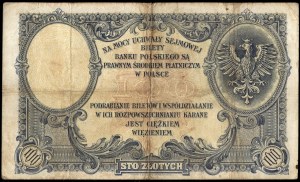Poland. 1919 100 Zlotych Prefix SA