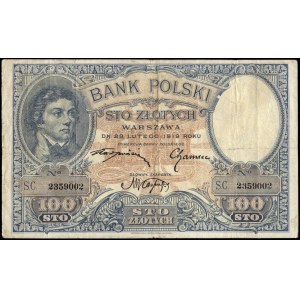 Poland. 1919 100 Zlotych Prefix SC