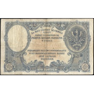Poland. 1919 100 Zlotych Prefix SC