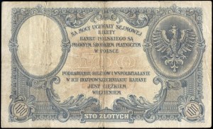 Poland. 1919 100 Zlotych Prefix SC