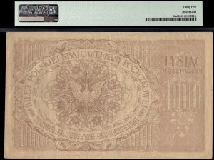 Poland. 1919 1000 Marek 2x ser. B