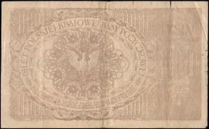 Poland. 1919 1000 Marek 2x ser. C