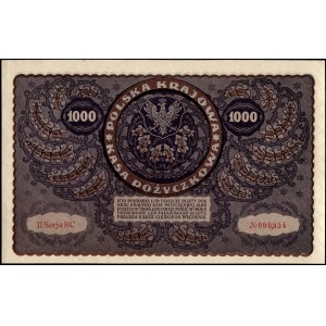 Poland. 1919 1000 Marek II Serja BC
