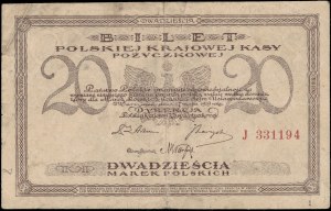 Poland. 1919 20 Marek Prefix J