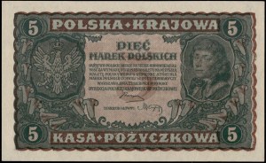 Poland. 1919 5 Marek II Serja BC