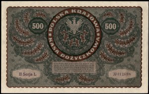 Poland. 1919 500 Marek II Serja L