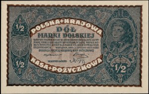 Poland. 1920 1/2 Marki