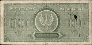 Poland. 1923 1 mln Marek Prefix D 7 cyfr