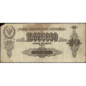 Poland. 1923 10 Mln Marek Prefix H
