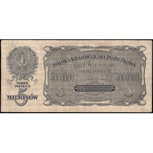 Poland. 1923 5 mln Marek Prefix B