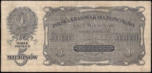 Poland. 1923 5 mln Marek Prefix B