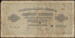 Poland. 1923 500000 Marek Prefix AI