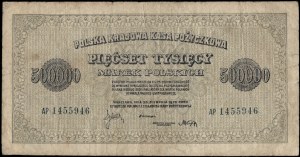 Poland. 1923 500000 Marek Prefix AP