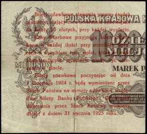 Poland. 1924 5 Groszy Prawa strona