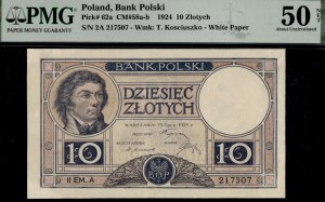 Poland. 1924 10 Zlotych II EM A