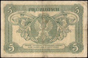 Poland. 1925 5 Zlotych Prefix F