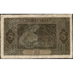 Poland. 1926 5 Zlotych Prefix C