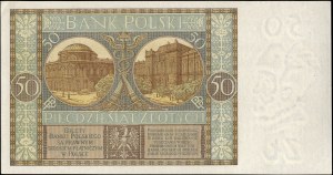Poland. 1929 50 Zlotych Prefix EY