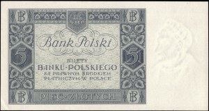 Poland. 1930 5 Zlotych Prefix BB