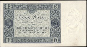 Poland. 1930 5 Zlotych Prefix CH