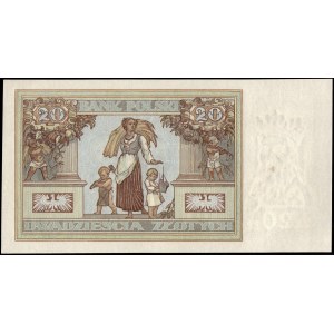 Poland. 1931 20 Zlotych Prefix DT