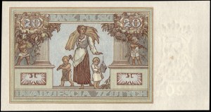 Poland. 1931 20 Zlotych Prefix DT