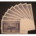 Poland. 1936 20 Zlotych Prefix BZ 10pcs consecutive
