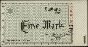 Poland. 1940 1 Marka Getto Lodz