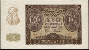 Poland. 1940 100 Zlotych ZWZ