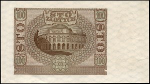 Poland. 1940 100 Zlotych ZWZ