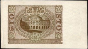 Poland. 1940 100 Zlotych Prefix D