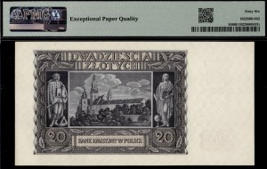 Poland. 1940 20 Zlotych Prefix L